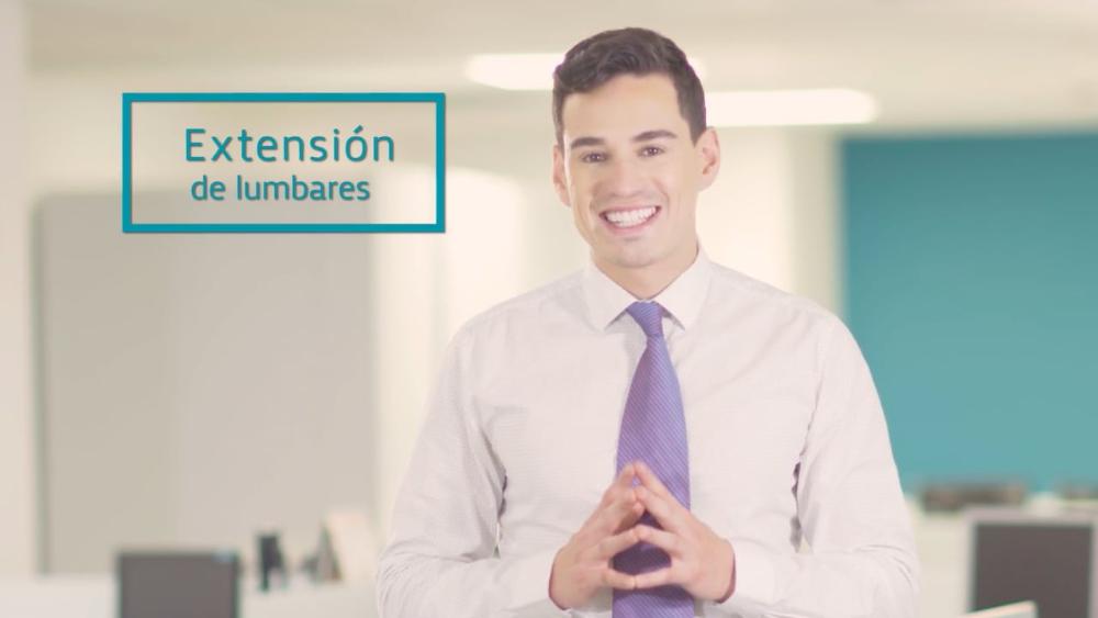 Espalda: Extensión de lumbares