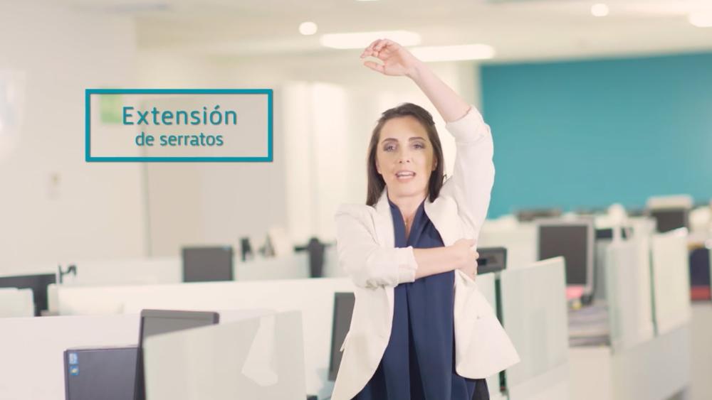 Espalda: Extensión de serratos