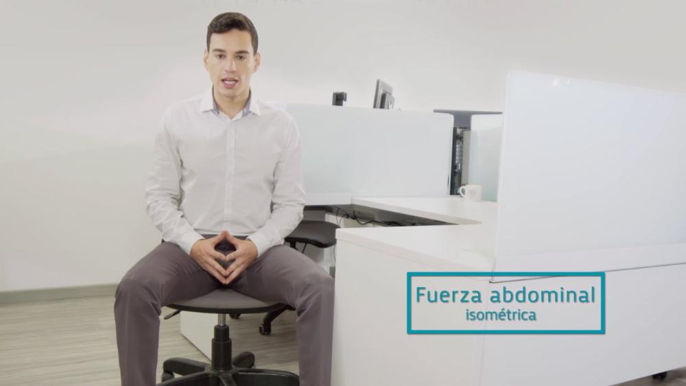 Espalda: Fuerza abdominal isometrica