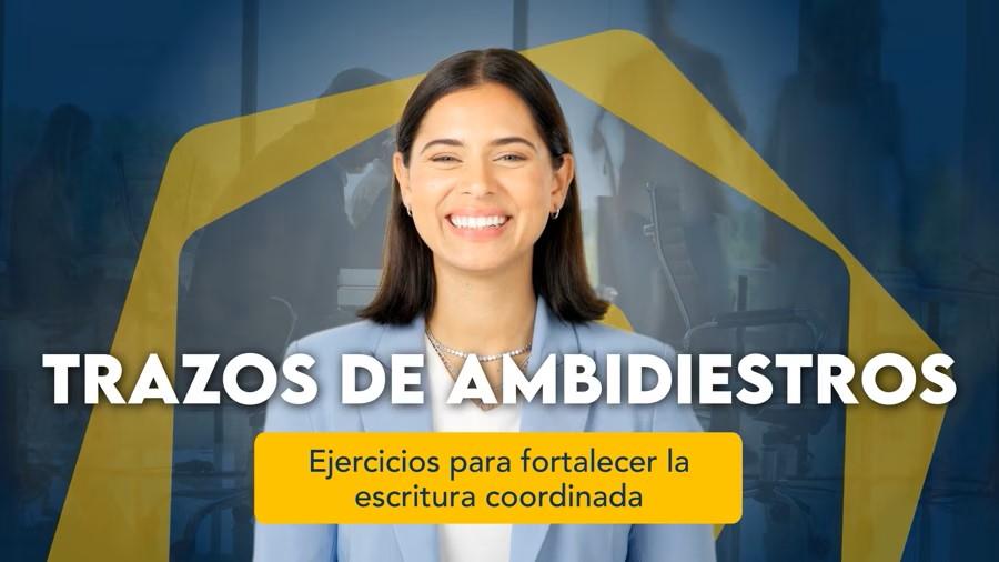 Trazos de ambidiestros: Ejercicios para fortalecer la escritura coordinada