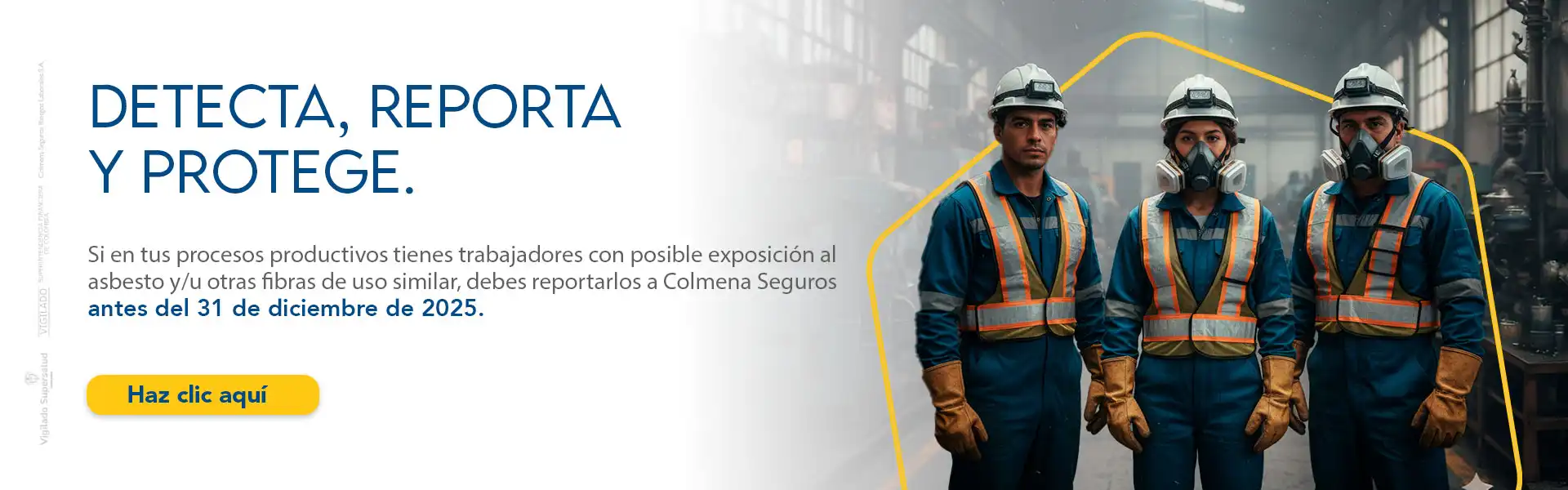 Detecta, reporta, y protege la exposición al asbesto