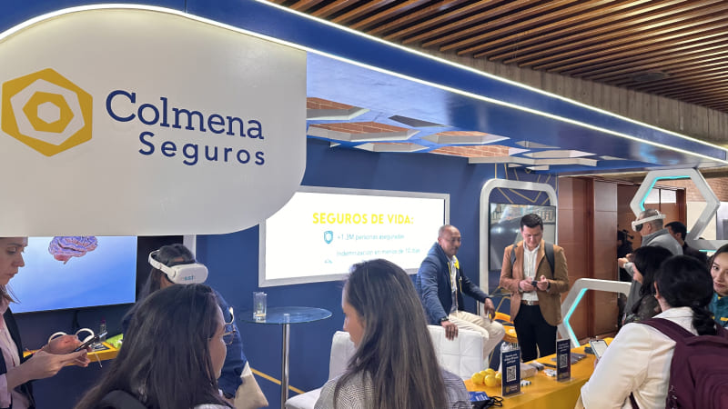 Stand de Colmena Seguros en Congreso de Seguridad Salud y Ambiente 2026